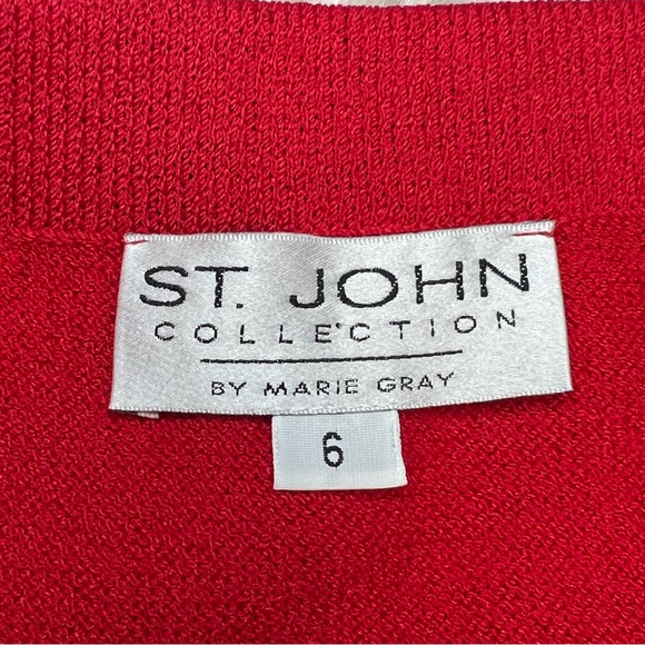 St. John Red And Black Plaid Pleated Catholic School‎ Girl Skirt Size 6 - Picture 4 of 6